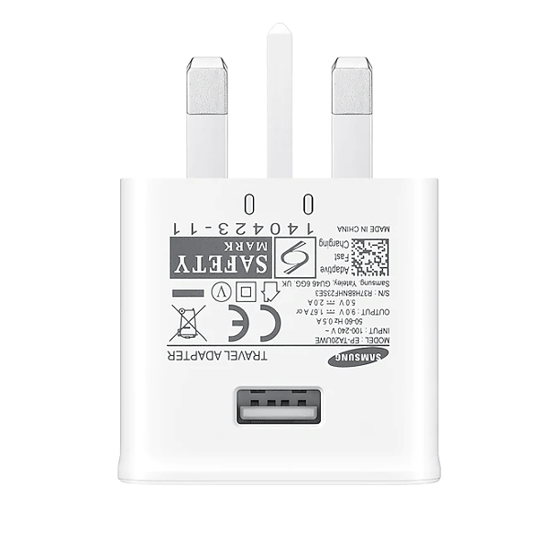 Samsung EP-TA20UWECGAE Travel Adapter AFC 15W USB Type-C, White-2387