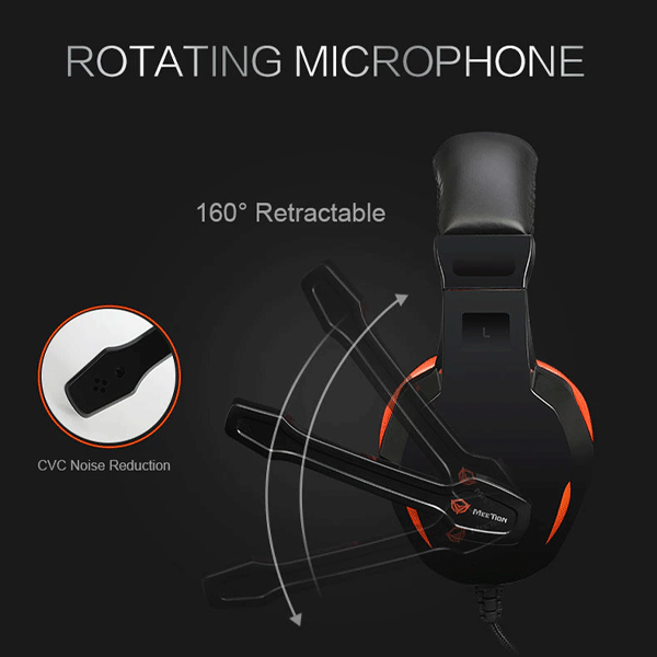 Meetion MT-HP010 Gaming Headset 3.5mm Audio 2 Pin-9411