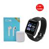 2 IN 1 Combo Smart Bracelet With i11 Twin Bluetooth Headset with Charging Case01