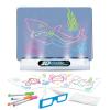 3D Fluorescent Puzzle Drawing Board01
