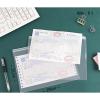 Frosted Transparent Zipper File Pocket B5 Frosted01