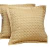 Satin Cloth Rich Gold High End European Pillow01