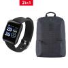 2 IN 1 Combo Xiaomi Mi Casual Daypack, Black With Smart Bracelet01