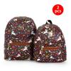2 IN 1 Combo 10-Inch And 13-Inch Okko Mochila Backpack GH-179- Brown01