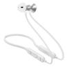 Puro BTIPHF09-WHI Bluetooth Neckband Earphones V4.1 Magnet Pod Earphones Answer Button + Volume White01
