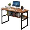 Simple Desk For Livingroom Brown GM549-1-br01