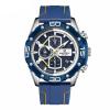 Naviforce 8018 Silicone Strap Watch Blue, NF8018 01