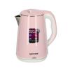 Krypton KNK6062 1.8 L Stainless Steel Double Layer Electric Kettle, Pink01