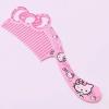 Hello Kitty Plastic Princess Comb Hollow Bowknot01