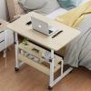 Small Laptop Table With 2 Shelfs White GM549-4-w01