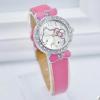 Hello Kitty Diamond Leather Watch Rose Red01