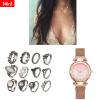 SIGNATURE COLLECTIONS 14 In 1 Bohemian Style Multi Layered Necklace Pearl Rings and Watch01
