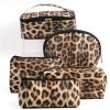 5 Pcs Leopard Design High quality Waterproof PU leather ladies hand bag set01