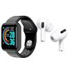 Hezo Italy D20 Smart Watch And Airpods Pro Combo01
