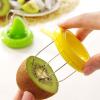 Multi-functional Fruit Cutter Kiwifruit Peeling Digging Core Twister Slicer, Assorted Color01