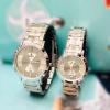 Galaxy Stainless steel Stylish Couple Watch, Silver01