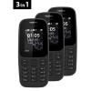 3 IN 1 Combo Nokia 105 Dual SIM Black01
