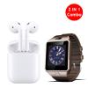 2 in 1 Bundle Offer Twin Bluetooth Headset With DZ09 Smart Watch01