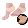 Anti-Crack Heel Protection Soft Silicone Socks, Assorted Colors 1 Pair, Beige01