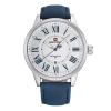 Naviforce 9126 Men Leather Strap Sports Watches Blue NF9126 01