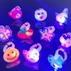 Childrens Glowing Ring Cartoon Soft Rubber Ring01
