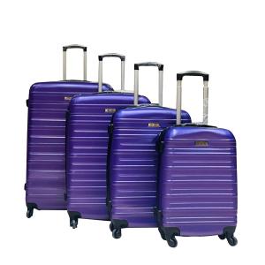 Travel Mate 4 pcs Purple Hard Trolley Set-HV