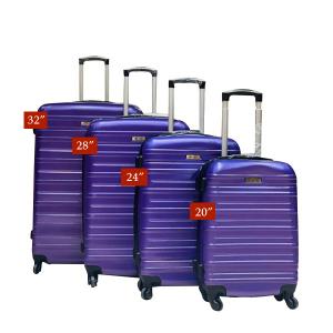 Travel Mate 24 Inch Purple Hard Trolley -HV