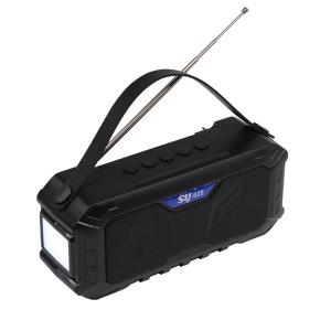 Wireless FM Waterproof Portable Solar Bluetooth Speaker-HV