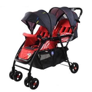 Baobaohao Back To Front Twins Strollers Red GM111-r-HV