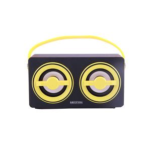 Krypton KNMS5069 Rechargeable Portable Bluetooth Speaker, Yellow-HV