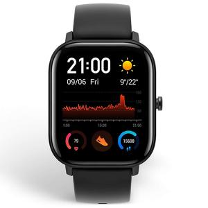 Amazfit GTS Smart Watch With 1.65-Inch AMOLED Screen Black -HV
