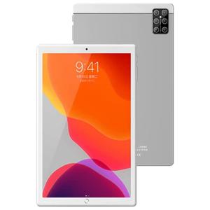 C idea 10 Inch Smart Tablet Cm4000+ Android 6.1 Tablet,Dual Sim,Quad Core, 4GB Ram/128GB Rom,Wifi,Quad-Core,4G-LTE Smart Tablet Pc, Silver-HV