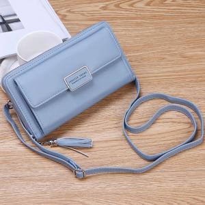 Forever Young Purse Fashion Wallet Korean Style 2 In 1 Slings Bag And Purse, Blue-HV
