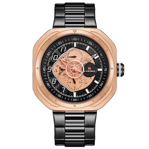 Naviforce Chronograph Luxury Analogue Watch Brown, NF9141-HV