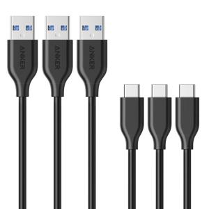 Anker A8163H11 PowerLine 3ft USB-C to USB 3.0 (3ft) Black-HV