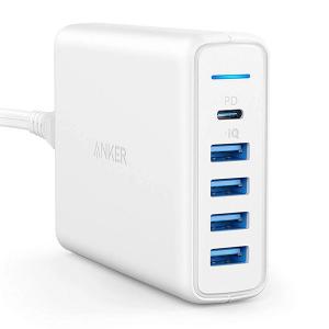 Anker A2056K21 PowerPort 1 PD 1 PD and 4 PIQ White-HV