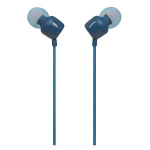 JBL Tune 110 in Ear Headphones with Mic Blue-HV