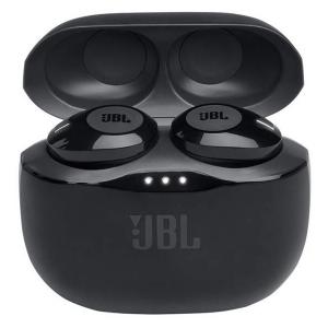 JBL Tune 120TWS True Wireless in Ear Headphones with 16 Hours Playtime, Stereo Calls And Quick Charge (Black)-HV