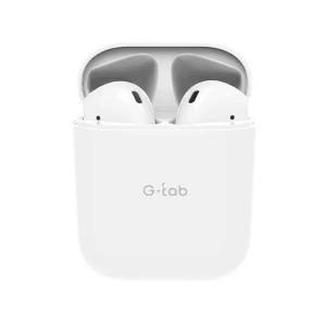 G Tab TW3 Pro In Ear Headphones With Charging Case White-HV