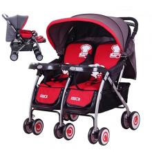 ICook Twins Side Stroller Red GM155-r03