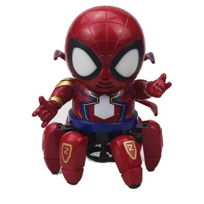 Dancing Six-Claw Spider Flash Robot Red-LSP