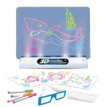 3D Fluorescent Puzzle Drawing Board-LSP