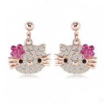 Hello Kitty Cute Cat Earrings-LSP