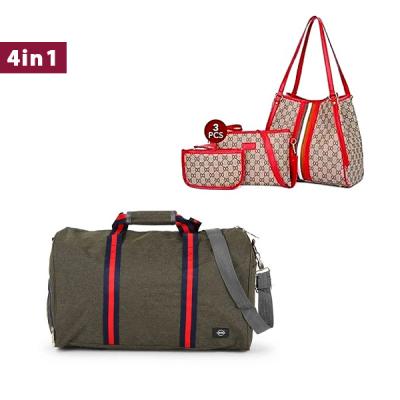 4 in 1 Travel bag & 3 pcs Shoulder bag set combo03