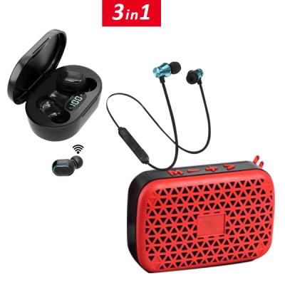 3 IN 1 Combo Smartberry J15 With Sports Wireless Earphone And P-12 Portable Speaker03