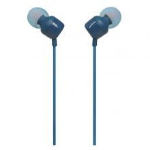 JBL Tune 110 in Ear Headphones with Mic Blue