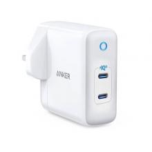 Anker A2626KD1 PowerPort PD+2 Port Wall Charger Gray and White-LSP