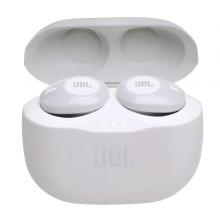 JBL Tune 120TWS True Wireless in Ear Headphones with 16 Hours Playtime, Stereo Calls And Quick Charge (White)-LSP