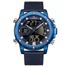 Naviforce Nitro Men Leather Watch Blue, NF9172-LSP