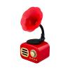 Mini Portable Wireless Audio Wood Speaker Retro Large Volume Gramophone -7577-01